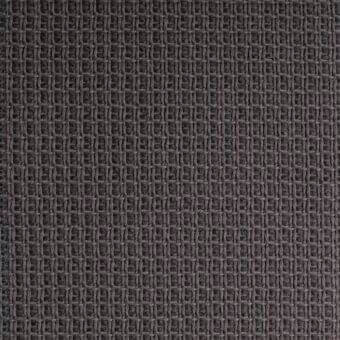 Dark gray Nacchero fabric sample by Bonaldo, featuring a dense, open grid weave and matte finish with subtle tonal variations.